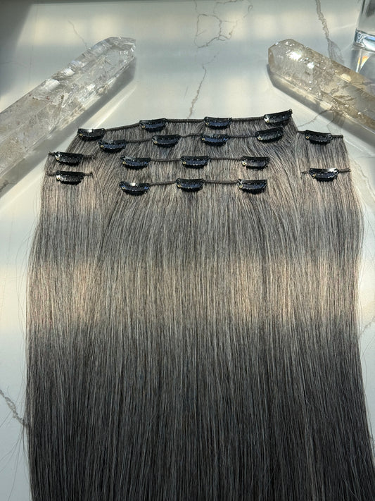 Obsidian Grey | Refined Clip-In