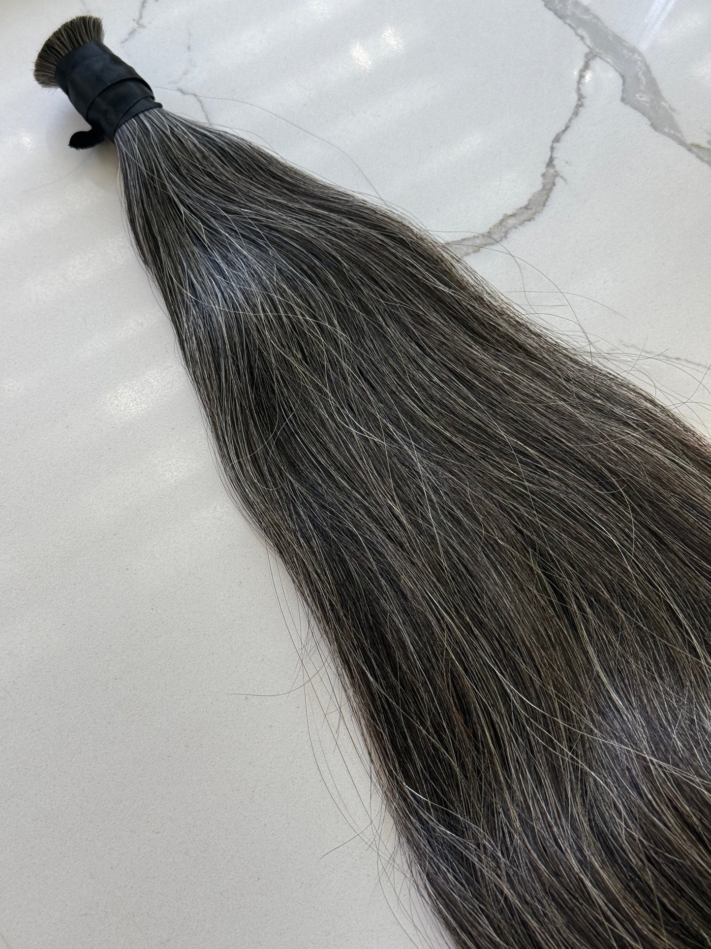 #101 Dark Obsidian Virgin Ponytail | 23in–106g