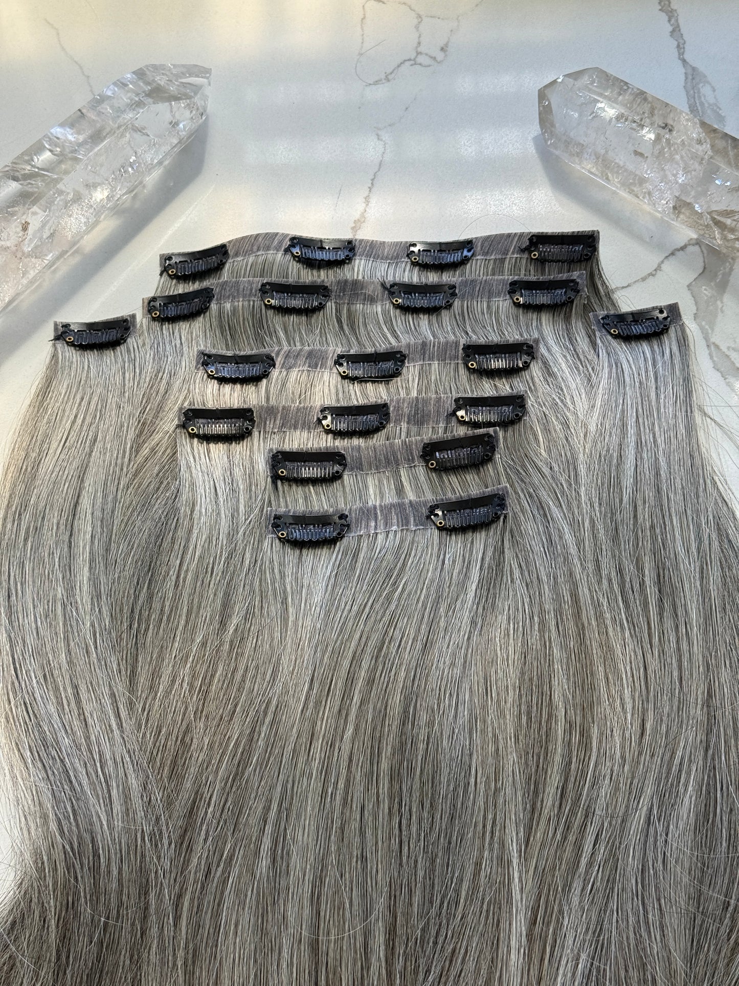 Luxury Full Volume Virgin Clip-In Extensions | 21in – 225g