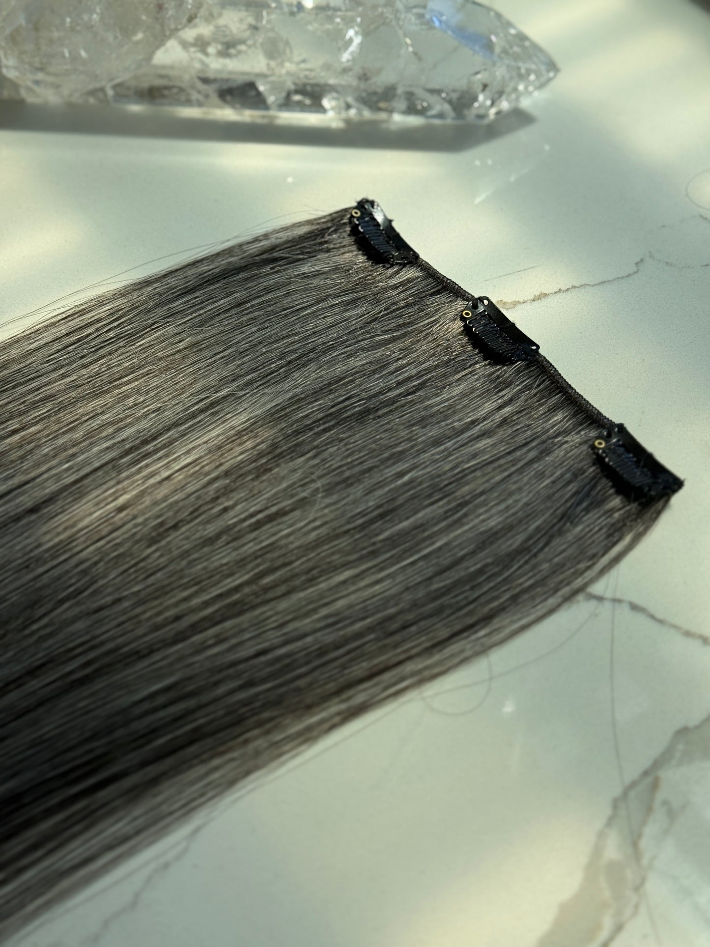 Obsidian Grey | Refined Clip-In